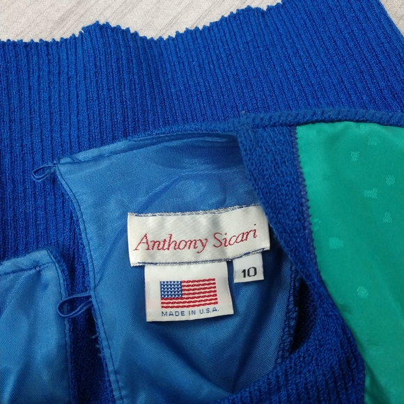 Vintage Knit Sweater and Skirt Set 80's design - Picture 4 of 13